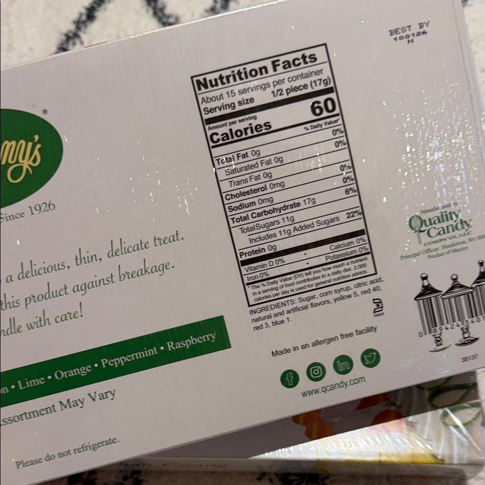 Box of Sevigny's Thin Ribbon Candy - Picture 7 of 13